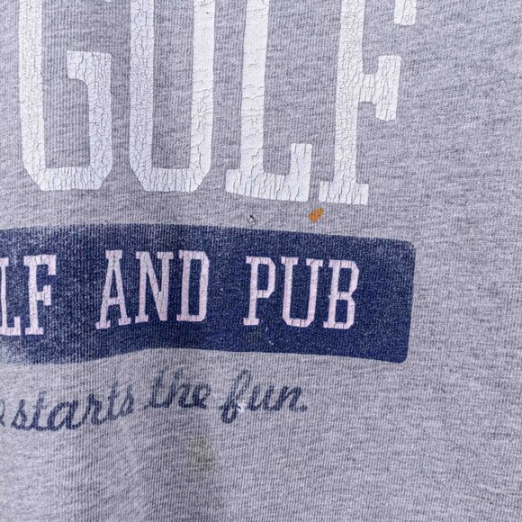 Abercrombie & Fitch Tiki Golf T-Shirt A Hole In One Starts The Fun XL Y2K Banned - Picture 4 of 9